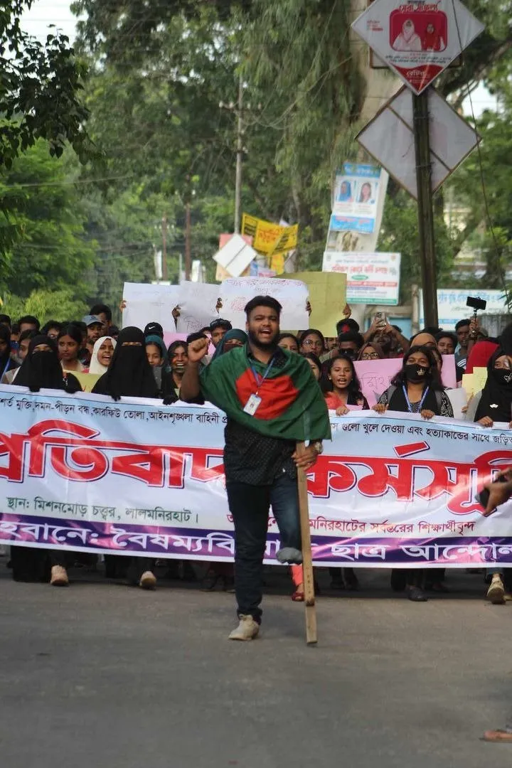 People with physical disabilities are also participating in this protest. It is now unstoppable. Good days are ahead! #MarchForJustice  