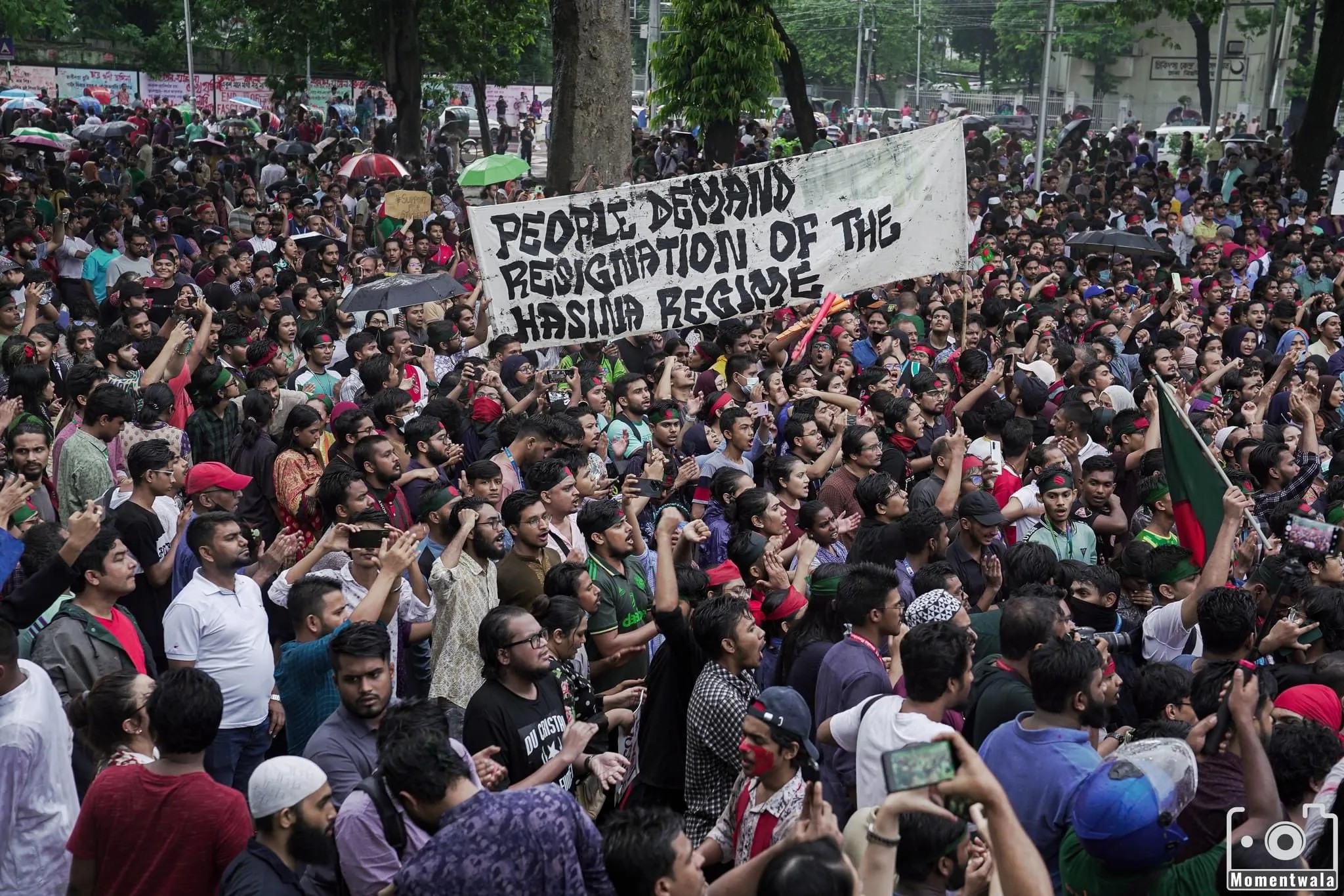 Whole Bangladesh🇧🇩 Against Dictator Hasina 
Today 2 August 2024 at Shaheed Minar.